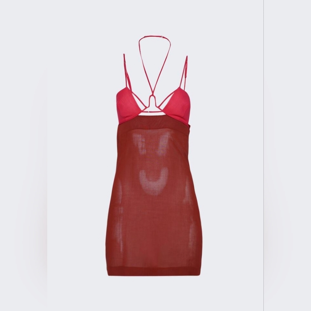 Nensi Dojaka Red Mini Dress